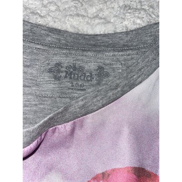 Mudd Girls Sz. 14 3/4 Flowy Heart Design Top. Pretty - Picture 5 of 9